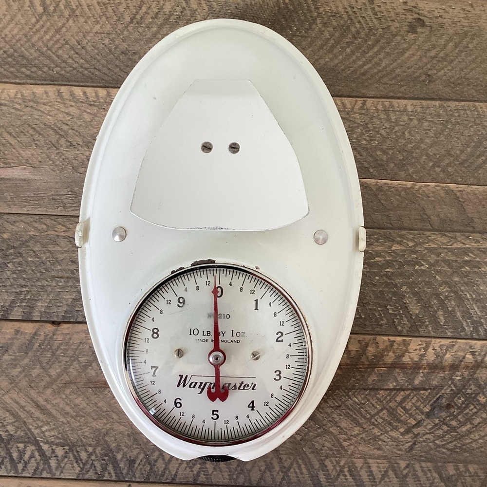 Vintage Waymaster Weighing Scale 10lb Wall Mounted 1950s